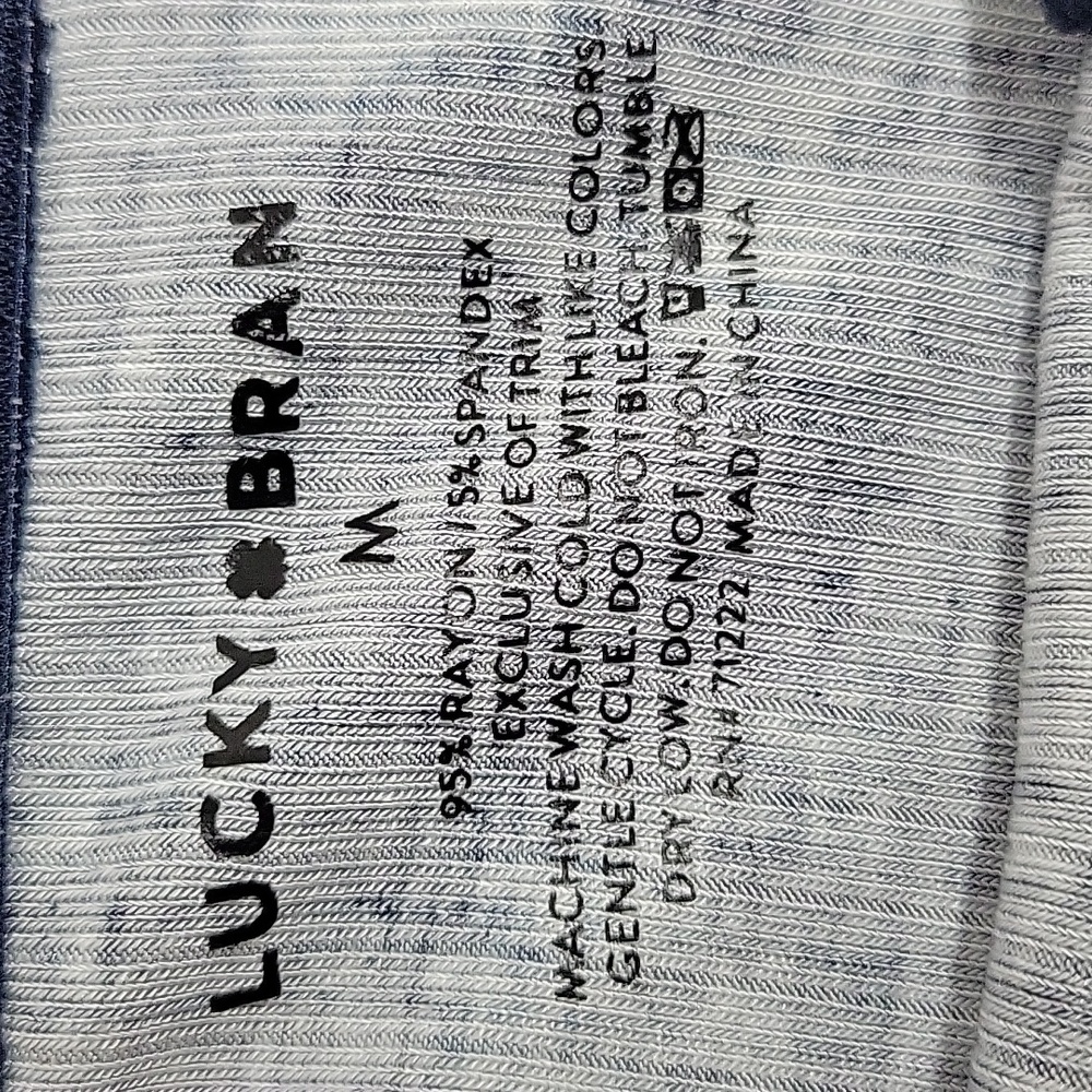Lucky Brand Women's Boyshorts Set - Blue, Gray, Red - Picture 6 of 6